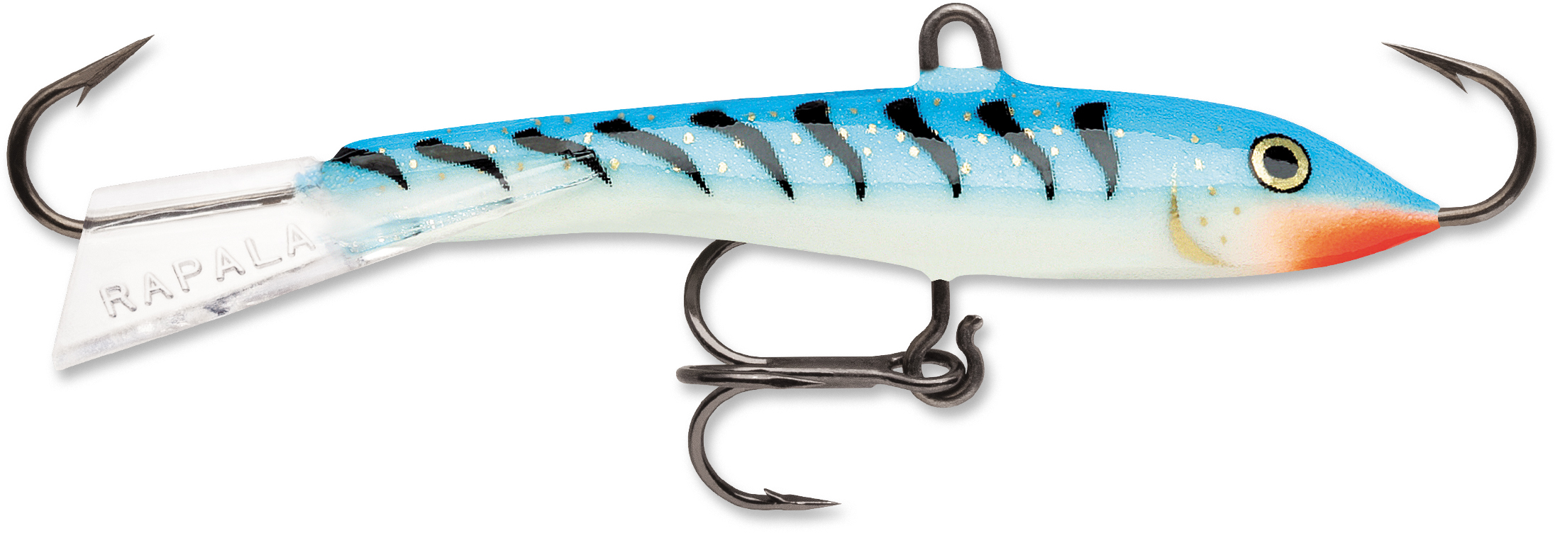 Rapala Jigging Rap #09 (7/8 oz) - Glow Blue Tiger - Precision Fishing